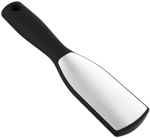 SAFIGLE Escofina de Pedicura de Acero Inoxidable para Pies, Elimina Callos y Piel Muerta, Uso Profesional en Pedicura
