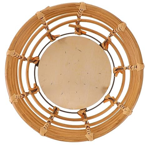 UPKOCH Soporte Diseño Estante Ratán para de Rústico Madera Plantas Delicado y Desmontable para Maceta , Adecuado para Interior y Jardín