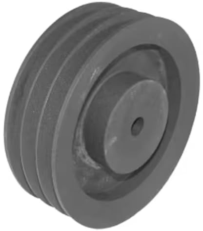 cyclingcolors 1x Polea para correa trapezoidal 3 canal A o SPA Diámetro exterior 145.50 mm Diámetro de paso 140 mm Hierro fundido Maquinaria de construcción explotación forestal agrícola