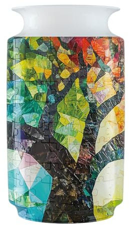 3D Vasen Puzzles Für Erwachsene,3D Steckspiel Vase - Bausatz Dekoration Für Anspruchsvolle Entspannung Bastelliebhaber Zuhause Deko Geburtstag Muttertag Weihnachten