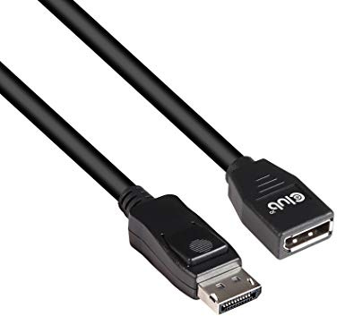 Club 3D DisplayPort-kabel 1,4 förlängningskabel 2 meter, CAC-1022