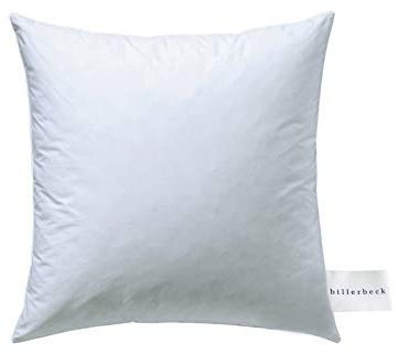 billerbeck Kopfkissen Soft-Down 80 x 80 cm Daunen Federn Bezug 100% Baumwolle weiß