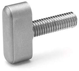 Vite a farfalla in acciaio inox, diametro 36 mm, M10 x 40 mm