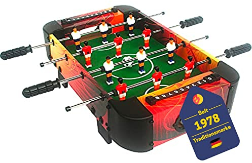 Best Sporting Mini Tischkicker Kinder Goal in 53 x 31 cm I Kickertisch klein für das Tischfussball Kinder Match I Mini Kicker Tischfussball mit 12 Spielern & 2 Bällen I Mini Football Game