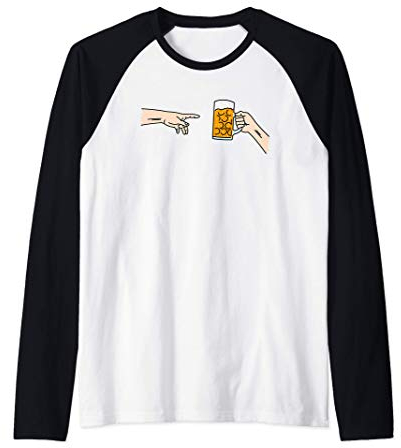 Beer mug - cheers - sante - salut - skal - prost - Kanpai Maglia con Maniche Raglan