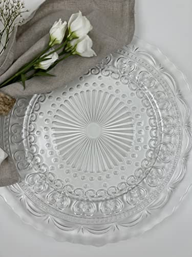 Sottopiatto vintage – classico in vetro ThePure. Switzerland