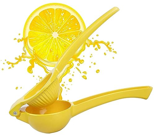 PAHION Manual Juicer Metal Lemon Lime Squeezer Citrus Juicer Hand Press Juicer Machine Effortless Pressing Max Extraction Lemon Squeezer for Orange Lemon Lime Pomegranate
