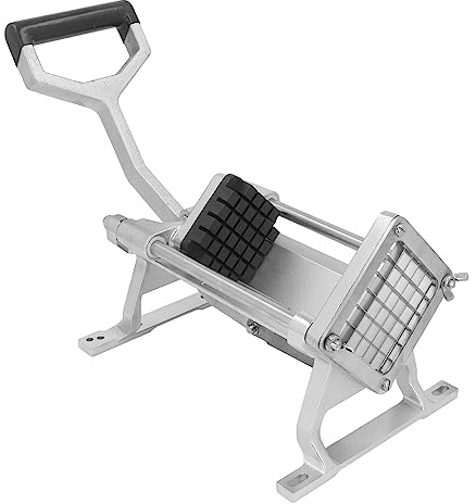 Xiuganpo Frites, Pommes de Terre Professionnel en Acier Inoxydable avec Base Antidérapante, Machine de Découpe de Frites Commerciale pour Patate Douce, Carotte, Igname, (6MM)