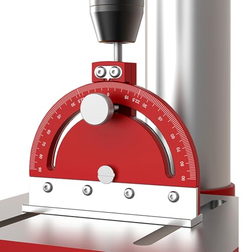 Adjustable Multi-Angle Drill Press Protractor Square Guide for Drill Press & Band Saw, -85° to 85° Adjustment Range Aluminum Alloy Precision Scale