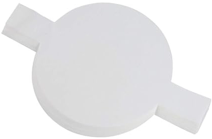 Hemobllo 100 pièces Papier Cuisson Silicone Rondes Antiadhésif et Résistant à Huile Doublure pour Moule à Gâteau Compatible Four et Micro-ondes Lot Blanc