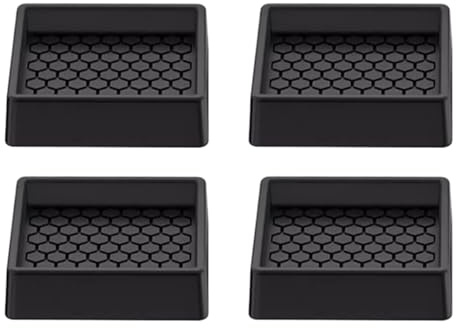 Lot de 4 protections de sol antidérapantes en silicone pour meubles, lit, canapé, armoire, table, appareil