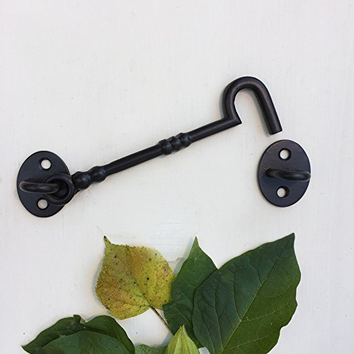 antikas – Caso Hook, Tor, fissaggio finestra Ganci di fissaggio, Tempesta gancio con occhiello – 20,5 cm