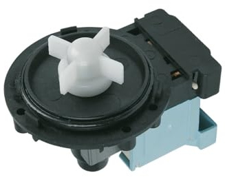 Ablaufpumpe kompatibel mit Zanussi 124018006/5 Pumpenmotor für Waschmaschine Waschtrockner - LUTH Premium Profi Parts