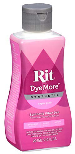 Rit DyeMore Teinture liquide pour tissus synthétiques 207 ml 13 couleurs Rose