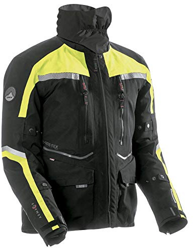 Dane RIBE GORE-TEX Pro Motorradjacke Größe 50, Farbe schwarz/signalgelb