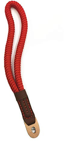 LXH Cotton Camera Wrist Strap Hand Wrist Strap Compatible with Sony A6300 A6500 RX10 IV X100F X100S X70 X-Pro2 X-E3 X30 (Red)