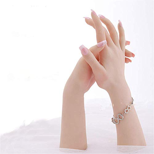 SLRMKKK Modell Schaufensterpuppe gefälschte Hände, Silikon lebensgroße Hand Realistische Flexible Silikonschaufensterpuppe Hand Modellsimulation Mensch Handmodell Silikon gefälschtes Modell