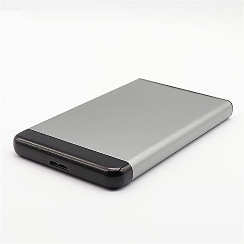 Disque dur externe HDD 2,5 2 To 1 To 500 Go USB 3.0 de stockage de sauvegarde pour PC, ordinateurs de bureau, Mackook, ordinateurs portables, PS4, Smart TV (gris, 500 Go)