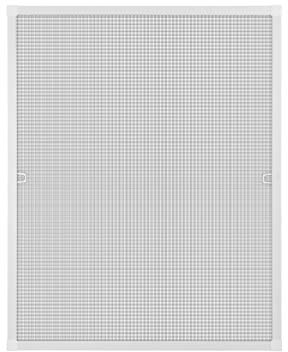 APANA - Fenster Fliegengitter mit Alurahmen & strapazierfähigem Fiberglasgewebe - Insektenschutz Fenster mit umlaufender Bürstendichtung - Fliegennetz Fenster Montage ohne Bohren (100 x 120 cm | Weiß)