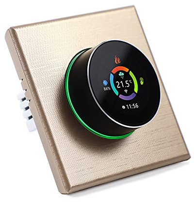 Thermostat Connecté WiFi pour Le Chauffage de l'eau,Thermostat Intelligent Programmable Compatible avec Alexa Google Home and Phone APP,Thermostat d'ambiance Contrôle Vocal