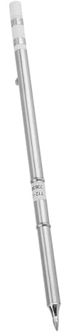 Soldering Station Tip, T12 Series Soldering Iron Tips Welding Tool Replacement for FX 951 Rework Station, Soldering Station, Soldering Iron Tips (T12-D08)