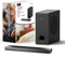 ULTIMEA Sound Bar for TV with Subwoofer, Deep Bass Ultra Slim Soundbar, 2.1ch Soundbar for TV, EQ Adjustable, Bluetooth 5.3 TV Sound Bar, Game Mode Perfect for PC, HDMI ARC/OPT/AUX/USB, Nova S40