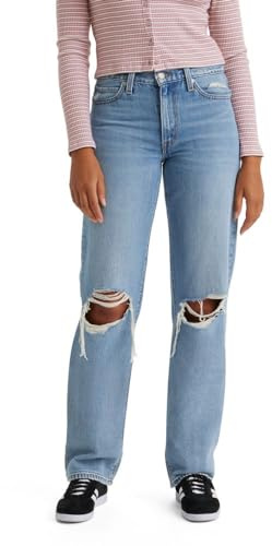 Levi's Women's 94 Baggy (Also Available in Plus), Caution Hot Pants, Blue, 25 Regular