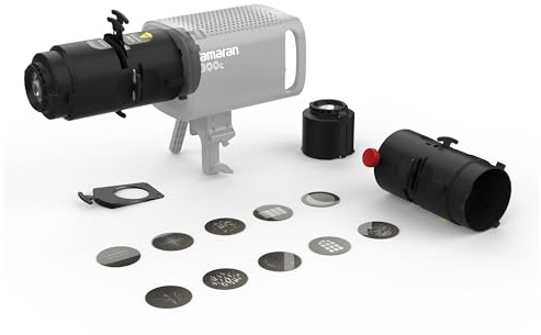 Amaran Spotlight SE 36° Kit d'objectifs de projection de précision pour Amaran 300c, 150c, 200x S, LS 300x, compatible avec Bowens Mount lumière ponctuelle jusqu'à 300 W