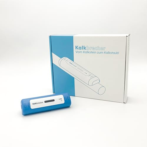 Kalkbrecher - Kalkschutz - wandelt hartnäckigen Kalkstein in pflegeleichten Kalkstaub - nur für Metallrohre - Einfamilienhaus - 13 cm glattes Metallrohr erforderlich - Ultraschalltechnologie