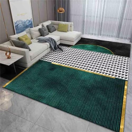 Kunsen mädchenzimmer Dekoration Haus modern Teppich Beschädigt den Boden Nicht Grüner Marokkanische dekorative Kunst Designer Licht Luxus verblassen bettumrandung 80x