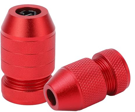 GIONAR 2 Stück Bohrer Tiefenanschlag-Set, einstellbar von Ø 2-11 mm, Aluminium Bohrstopp für präzise Holzbohrer Holzbohrungen