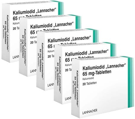 KALIUMIODID Lannacher 65 mg Tabletten (5x 20St)