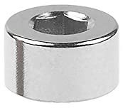SHOUKAII Yaruijia Bolts M5/M6x10/12/15/16/18/20/23/25/30/35/40/45/50/55/60/65mm Allen Key for Bicycle Stem Seatpost Bike Parts(Titanium-50MM-M6)
