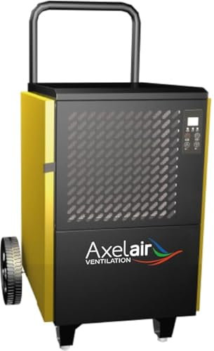 AXELAIR Déshumidificateur de chantier avec timer 24h 400m³ - 1150W - VMC et ventilation