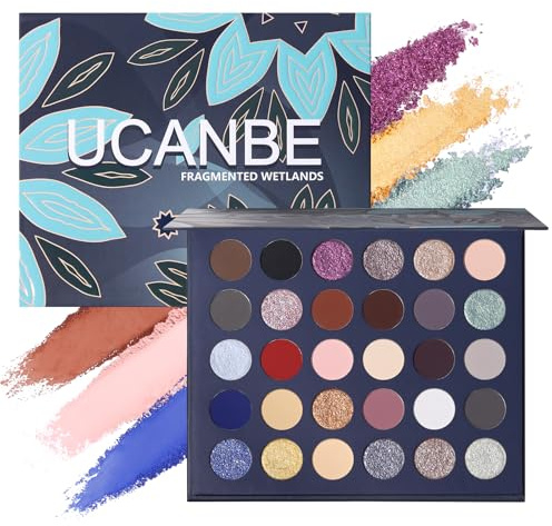 UCANBE Palette Ombretti 30 Colori Nude e Terra | Toni terra e scuri. Trucco professionale opaco e metallizzato. Alta pigmentazione e lunga tenuta. Regalo donna