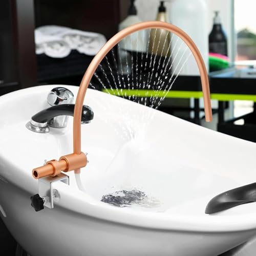 Head Spa Marco de Circulación de Agua, Cabezal de SPA para Terapia de Agua, Marco de Equipo de Spa Head 180° Ajustable, Cascada de Marco de Salida de Agua para Terapia de Agua Equipo Salón de Masajes