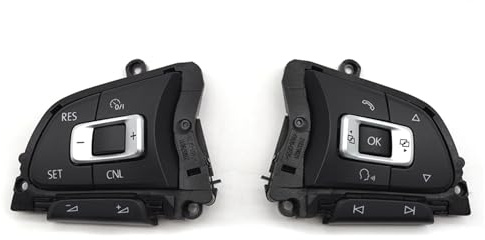 PSRRGZTM Kompatibel Mit VW Für Golf 7 MK7 Auto Lenkrad Tempomat Schalter Tasten Lenkradschalter(Type 1)