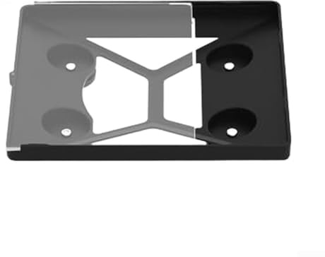 Staffa di montaggio magnetica da tetto per Starlink Mini, supporti parabolici con magneti rivestiti in gomma per camion, roulotte, yacht, camper (nero)