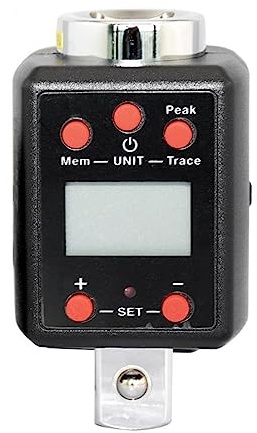 BINGNU Clé dynamométrique, Clé dynamométrique numérique à couple élevé Adaptateur 1.5-1000nm 1/4 3/8 3/4 Microtorque(20-200nm)
