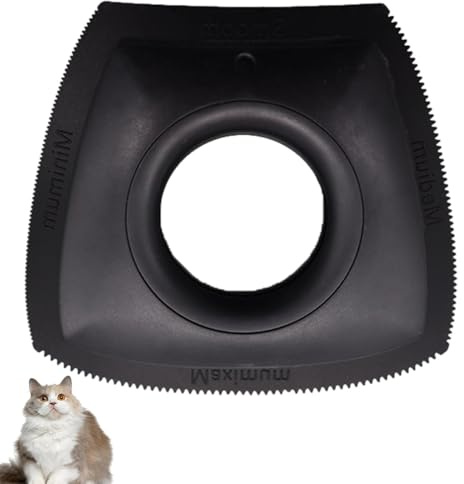 Tierhaarentferner Detailer – Silikon Standard 5,11 x 4 | 33 Zoll Schaberwerkzeug | Fellbürste mit ergonomischem Griff, Stoffmöbel, Teppich, Couch | Automatische Haushaltsreinigung