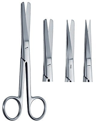 MKC®-infirmière professionnelle de qualité de Pointus/ Pointus Pansement Ciseaux Acier inoxydable autoclavable à