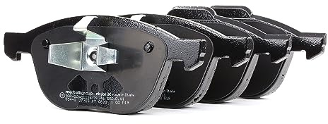 metelligroup 22-0534-0 Pastiglie Freno Anteriori E Posteriori, Made in Italy, Pezzo di Ricambio per Auto/Automobile, Kit da 4 Pezzi, Certificate ECE R90, Prive di Rame