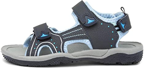 Red Fish Cain Boys Blue Sports Sandal