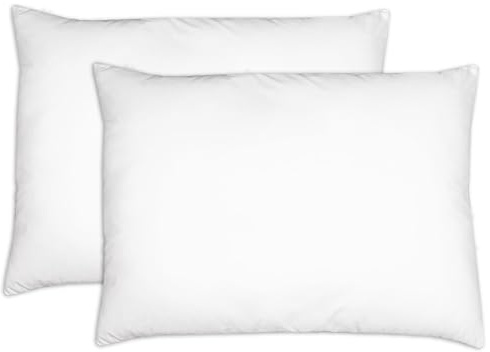 ZOLLNER 2er Set Kopfkissen - Made in Germany – Polyesterfüllung - Bezug aus hochwertigem Polyester - waschbar bis 60°C - 40x60 cm - Hotelqualität - Oeko Tex® Zertifiziert