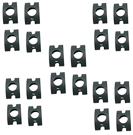 TAKPART 20x Halteklammer Bremsleitung Bremsschlauch Haltefeder Halter Klammer 171611715 4D0611715B
