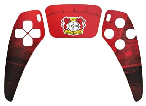 DeinDesign Skin kompatibel mit Sony PlayStation 5 Controller PS5 Folie Sticker Bayer 04 Leverkusen Fußball Offizielles Lizenzprodukt
