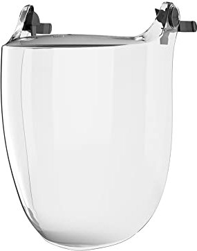 JSP Safety EVOGuard C4-MAX Industrial Entimist and Anti Scratch Visor and Chinguard for JSP EVO Helmets (ADA270-070-000), Clear