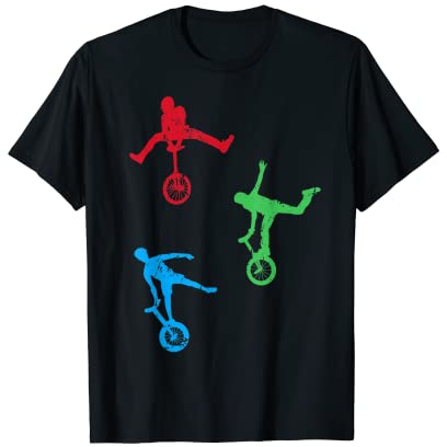 Einrad Einradfahrer Radfahrzeug - Kinder Fahrrad Einrad T-Shirt