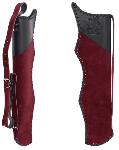 elToro Wild Colorz Swing - Rückenköcher; Robustes Wildleder und attraktive Farben, Köcher als Zubehör für Pfeil und Bogen (Bordeaux)