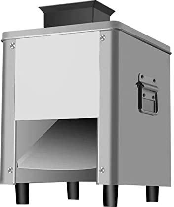 Profesional comercial 350 lb/H 850W, máquina de corte de carne, eléctrica, rebanadora de verduras de carne de res de pollo y pescado, 7 mm